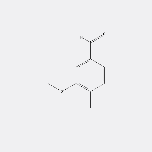 Chemical structure of 3-methoxy-4-methylbenzaldehyde