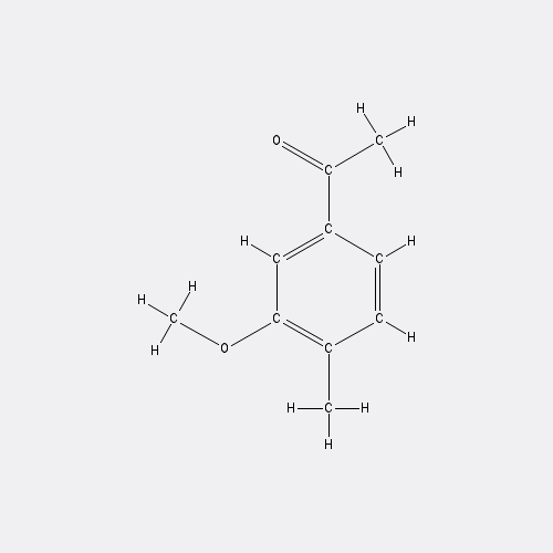 Chemical structure of 3'-Methoxy-4'-methylacetophenone