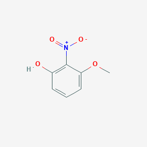 Chemical structure of 3-Methoxy-2-nitrophenol