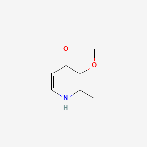 Chemical structure of 3-methoxy-2-methylpyridin-4(1H)-one