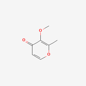 Chemical structure of 3-Methoxy-2-Methyl-pyran-4-one