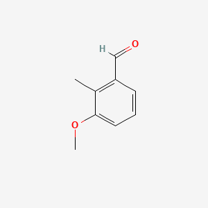 Chemical structure of 3-Methoxy-2-methylbenzaldehyde