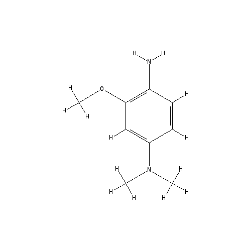 Chemical structure of 3-Methoxy-1-N,1-N-dimethylbenzene-1,4-diamine