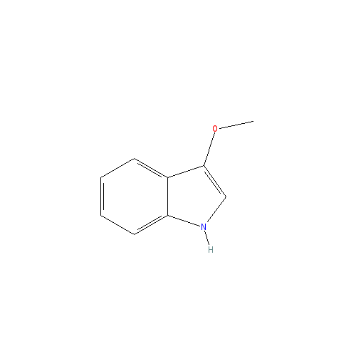 Chemical structure of 3-Methoxy-1H-indole