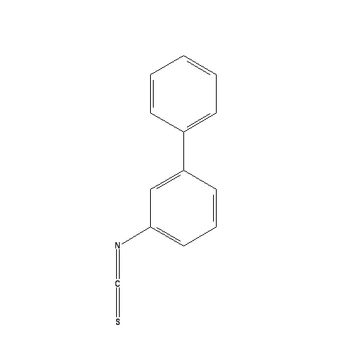 Chemical structure of 3-Isothiocyanato-1,1'-biphenyl