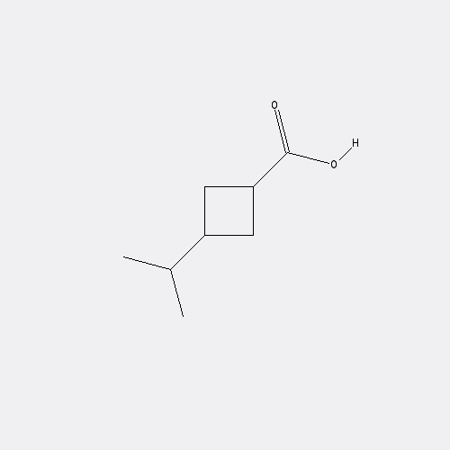 Chemical structure of 3-Isopropylcyclobutanecarboxylic acid