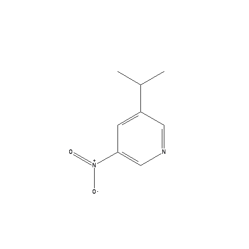 Chemical structure of 3-Isopropyl-5-nitropyridine