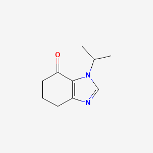 Chemical structure of 3-Isopropyl-3,5,6,7-tetrahydro-4H-benzo[d]imidazol-4-one