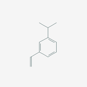 Chemical structure of 3-Isopropyl styrene