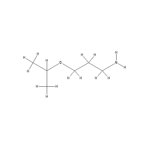 Chemical structure of 3-Isopropoxypropylamine