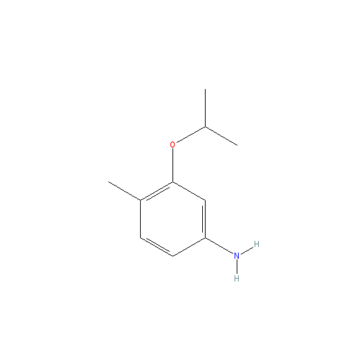 Chemical structure of 3-Isopropoxy-4-methylaniline hydrochloride