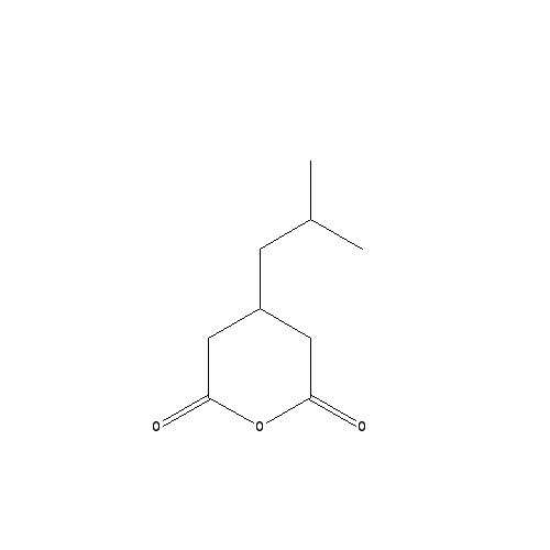 Chemical structure of 3-Isobutylglutaric anhydride