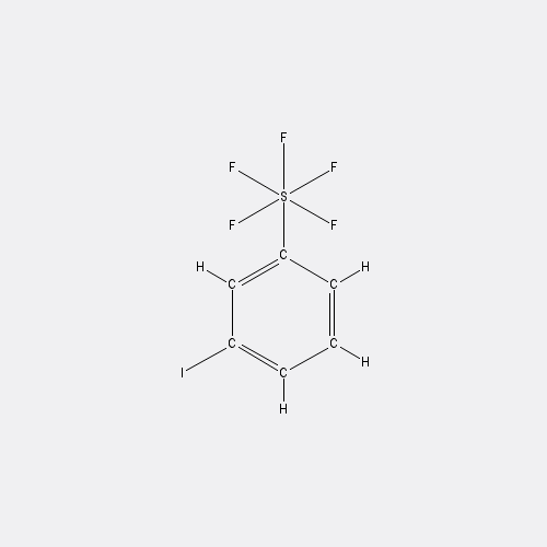 Chemical structure of 3-Iodophenylsulfur Pentafluoride