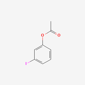 Chemical structure of 3-Iodophenyl acetate