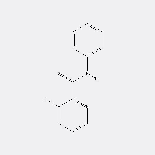 Chemical structure of 3-Iodo-N-phenylpicolinamide