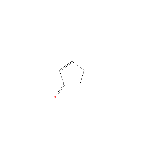 Chemical structure of 3-Iodocyclopent-2-en-1-one