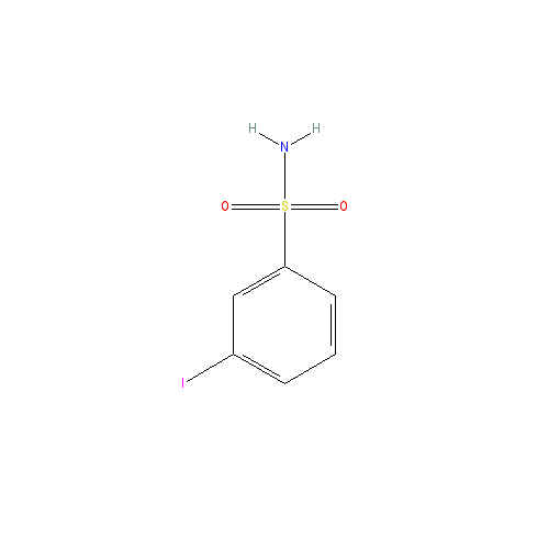 Chemical structure of 3-Iodobenzene-1-sulfonamide