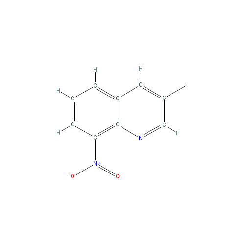 Chemical structure of 3-iodo-8-nitroquinoline