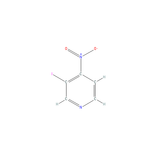 Chemical structure of 3-Iodo-4-nitropyridine