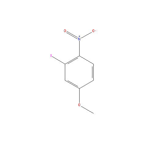 Chemical structure of 3-Iodo-4-Nitroanisole