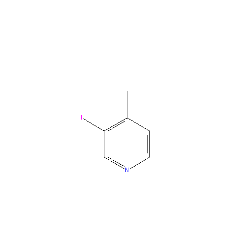 Chemical structure of 3-Iodo-4-methylpyridine