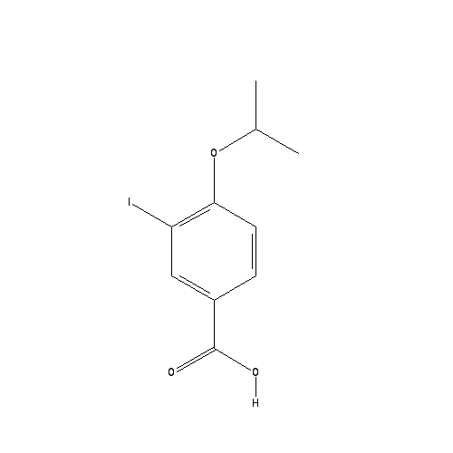 Chemical structure of 3-Iodo-4-isopropoxybenzoic acid