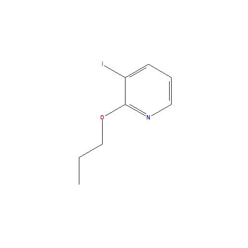 Chemical structure of 3-Iodo-2-propoxypyridine
