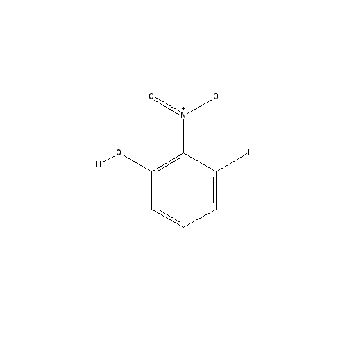 Chemical structure of 3-Iodo-2-nitrophenol