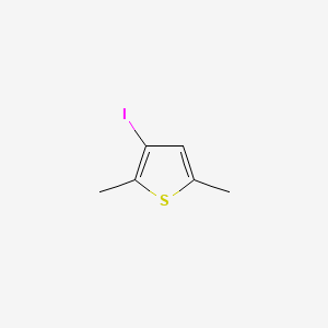 Chemical structure of 3-iodo-2,5-diMethylthiophene