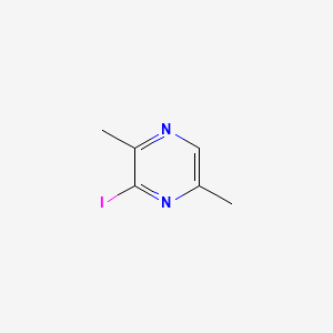 Chemical structure of 3-Iodo-2,5-dimethylpyrazine