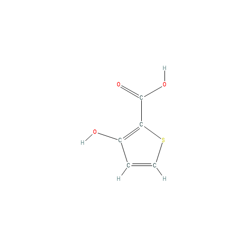 Chemical structure of 3-Hydroxythiophene-2-carboxylic acid