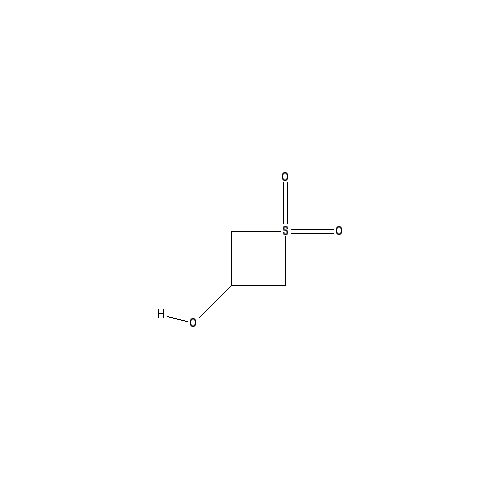 Chemical structure of 3-Hydroxythietane 1,1-dioxide