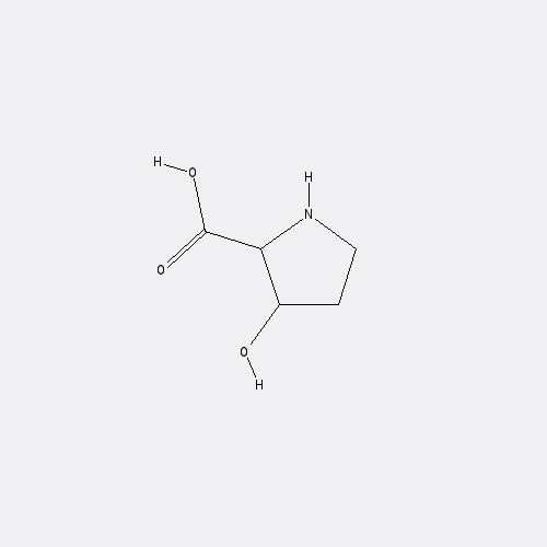 Chemical structure of cis-3-Hydroxy-L-proline