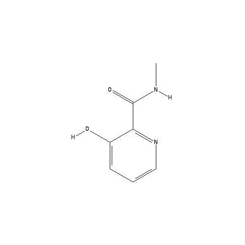 Chemical structure of 3-Hydroxy-N-methylpicolinamide