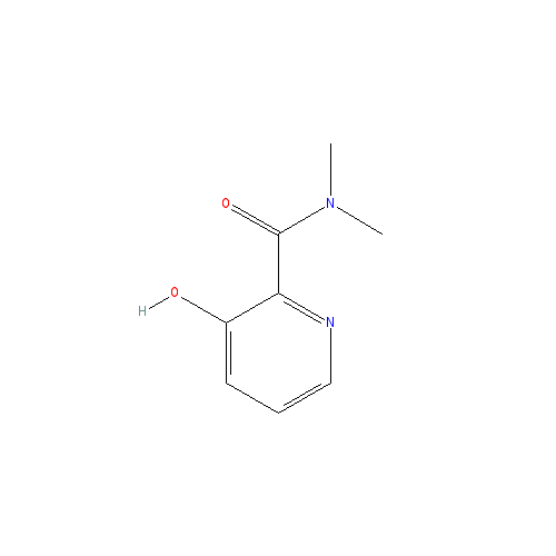 Chemical structure of 3-Hydroxy-N,N-dimethylpicolinamide