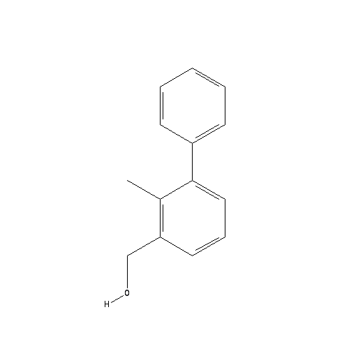 Chemical structure of 3-Hydroxymethyl-2-methylbiphenyl