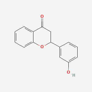 Chemical structure of 3'-Hydroxyflavanone
