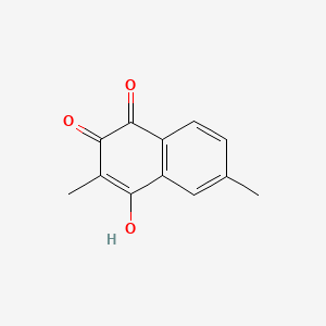 Chemical structure of 3-Hydroxychimaphilin