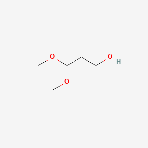 Chemical structure of 4,4-Dimethoxybutan-2-ol