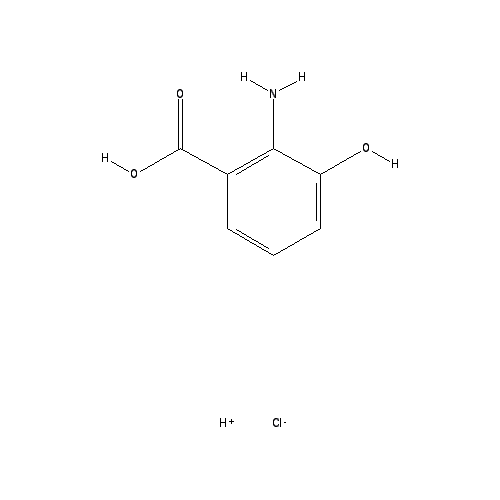 Chemical structure of 3-Hydroxyanthranilic Acid Hydrochloride