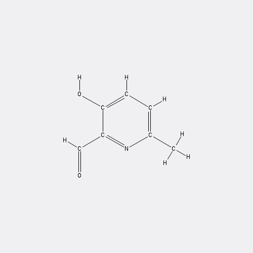 Chemical structure of 3-Hydroxy-6-methylpyridine-2-carbaldehyde