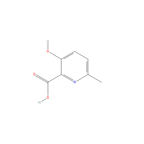 Chemical structure of 3-Hydroxy-6-methylpicolinic acid
