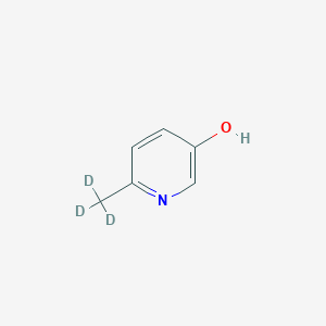 Chemical structure of 3-Hydroxy-6-(methyl-d3)-pyridine
