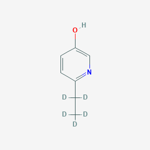 Chemical structure of 3-Hydroxy-6-(ethyl-d5)pyridine