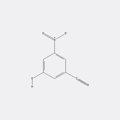 Chemical structure of 3-Hydroxy-5-nitrobenzonitrile