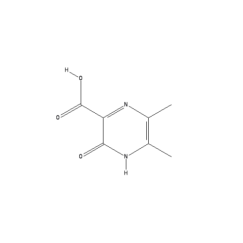 Chemical structure of 3-Hydroxy-5,6-dimethylpyrazine-2-carboxylic acid