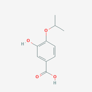 Chemical structure of 3-Hydroxy-4-isopropoxybenzoic acid