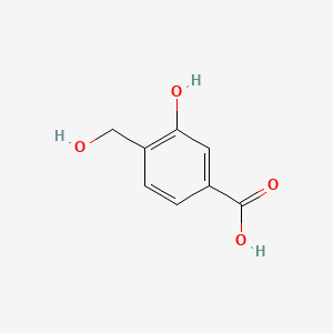 Chemical structure of 3-Hydroxy-4-(hydroxymethyl)benzoic acid