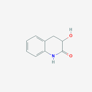 Chemical structure of 3-Hydroxy-3,4-dihydroquinolin-2(1H)-one