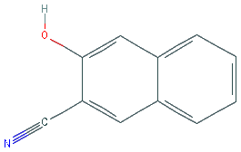 Chemical structure of 3-Hydroxy-2-naphthonitrile